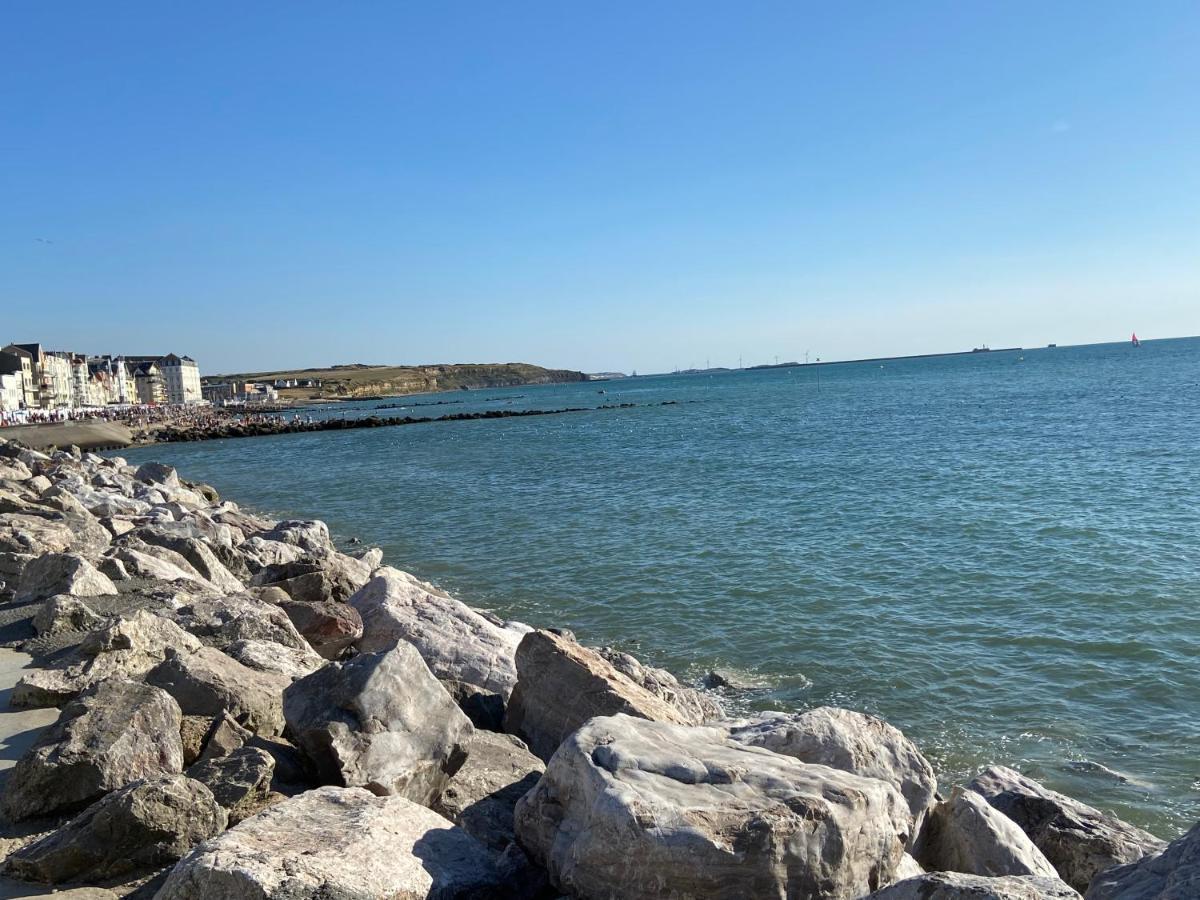 Le Bon Endroit En Bord De Mer, Vue Mer , Parking Et Wifi Wimereux Ngoại thất bức ảnh